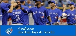 Mosaics of Toronto Blue Jays